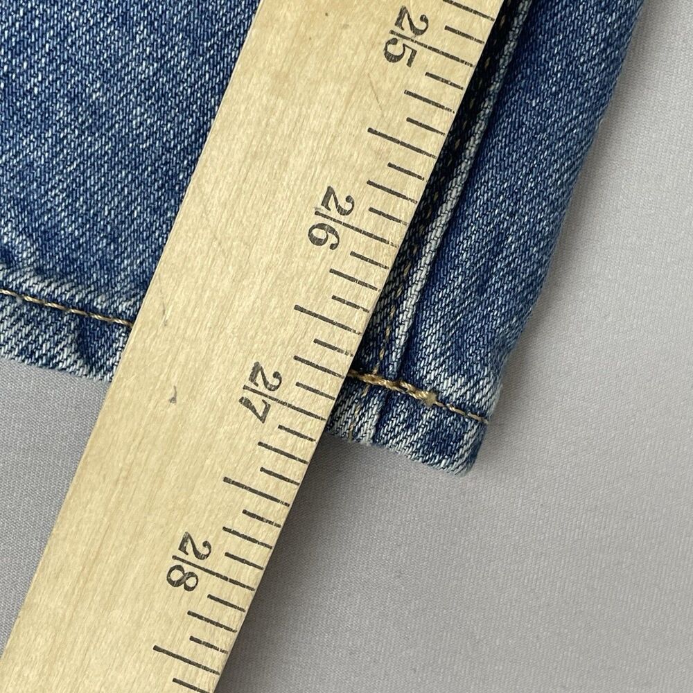 Gap Barrell Short Taper High Rise Jeans Women’s 28/6 Medium Indigo Bohemian - Picture 11 of 16